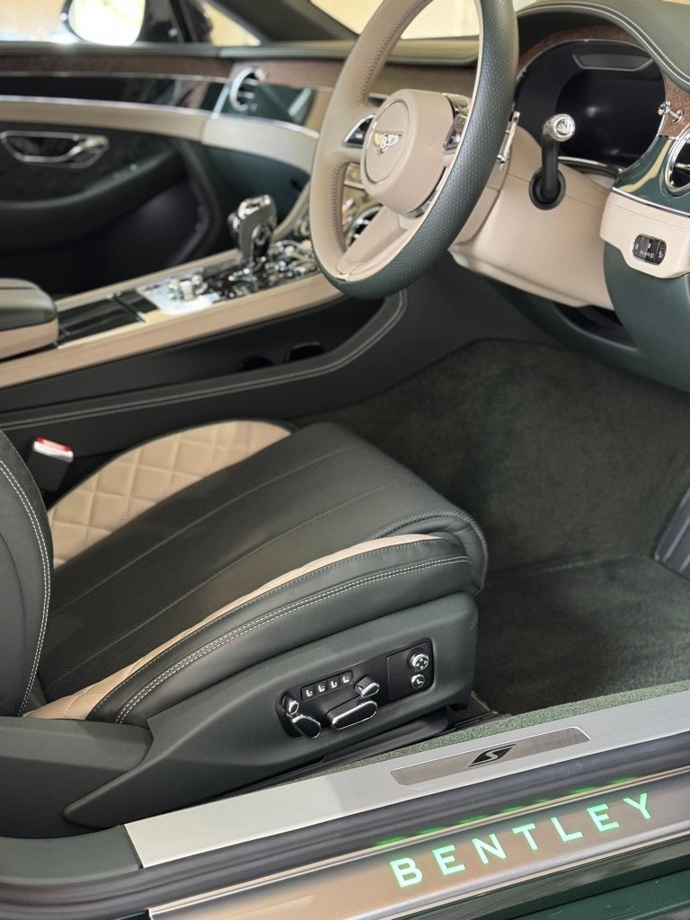 Immaculate Bentley leather interior after a full detail